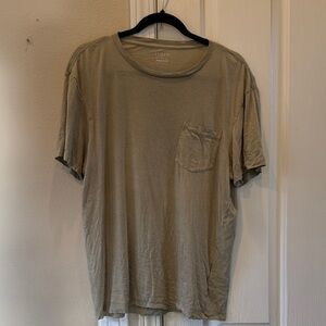 J Crew Olive Short Sleeve Tee -medium